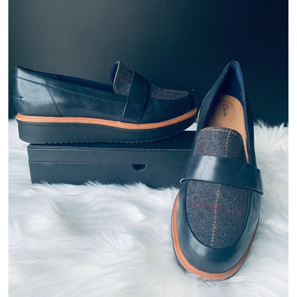 CLARKS Teadale Elsa Loafers Sz9.5 women - Picture 6 of 12